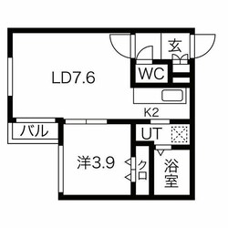 アーバン新札幌駅前の物件間取画像